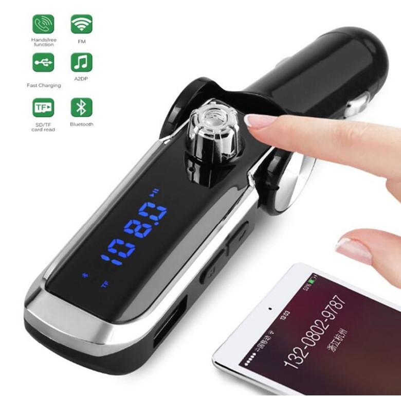 Πομπός - Αναμεταδότης Αυτοκινήτου Bluetooth USB, TF, MP3 Player & Ταχύ - Φορτιστής Handsfree - Car FM Transmitter
